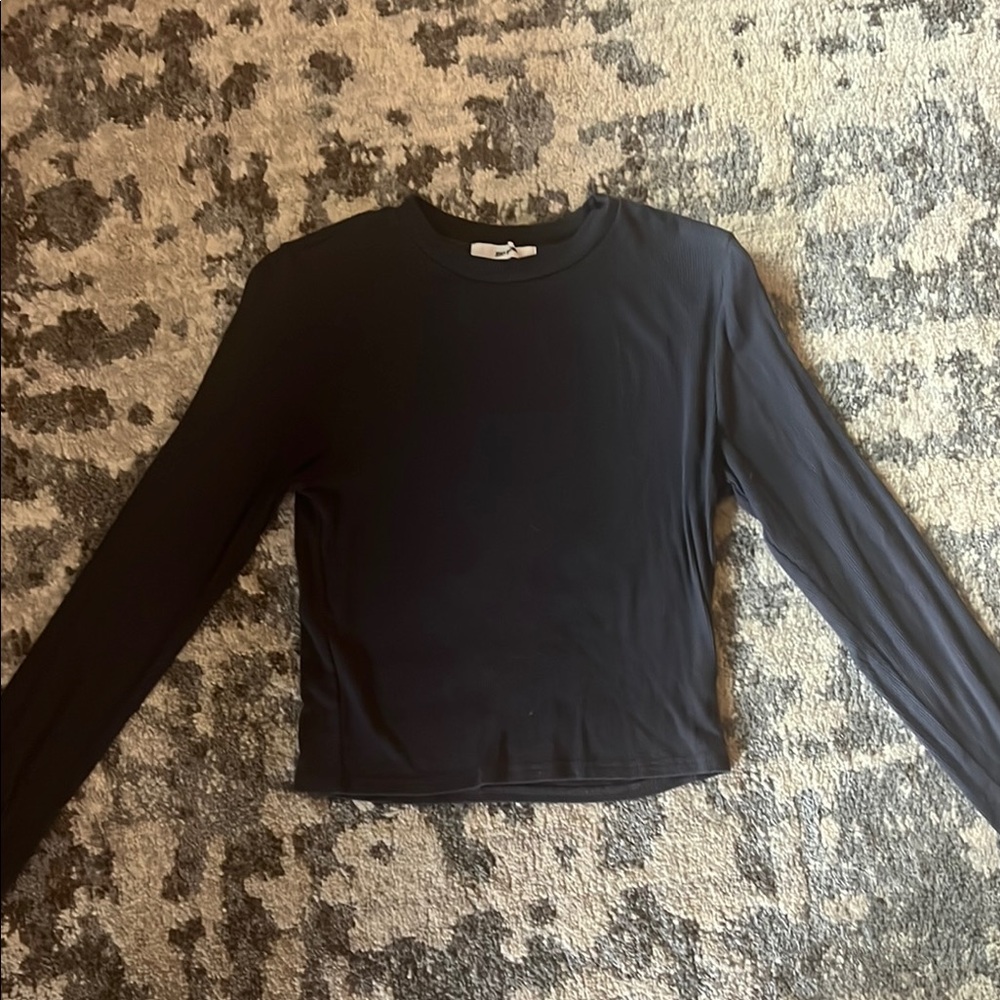 Classic Black Long Sleeve Top